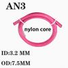 AN3 1M~10M Motorcycle Braided Stainless Steel Nylon Brake Pipe Line Hose Brake Line Gas Oil Fuel Tube Pipe Racing Brake Hose