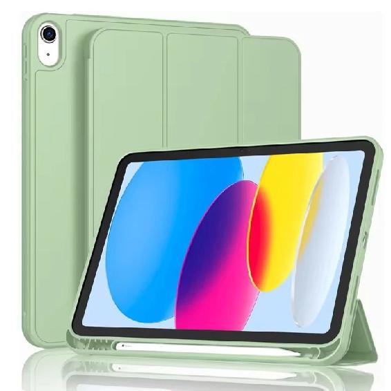 Чехол для iPad A16 11-го, A19 12-го Поколений Чехол 10-го Air6/7/8-го Mini 1/2/3/4/5/6/7 iPad pro 11"12.9" PU Тройной с Держателем для Карандаша Smart Cover
