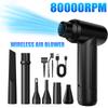 Handheld Turbo Jet Fan 80000RPM Powerful Compressed Air Duster for Car Dryer Portable Electric Dedusting Wireless Air Blower