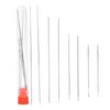 8Pcs Bead Needle Seed Thin Beading Middle Opening Necklace Threading Sewing Embroidery Tools