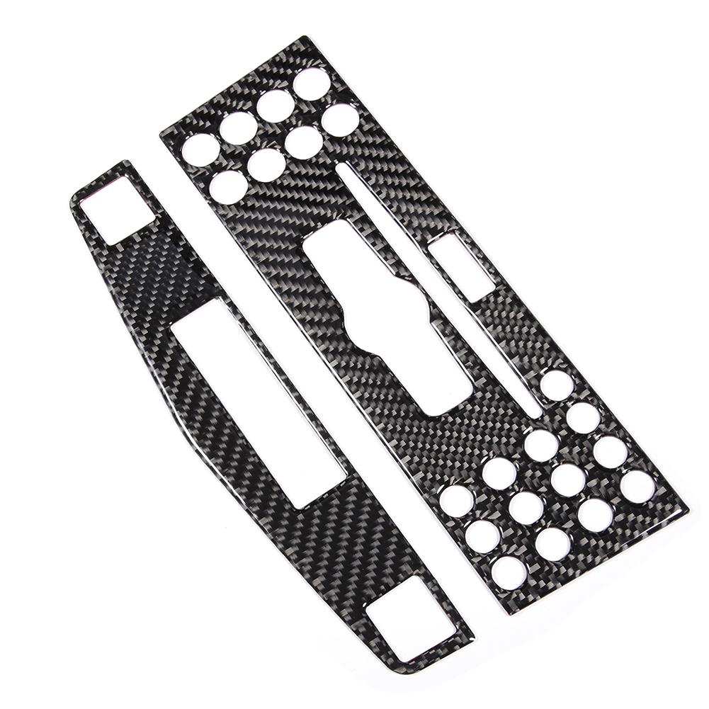 Накладка на панель навигации центральной консоли из углеродного волокна для Mercedes Benz C Class W204 2005 2012