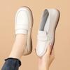 Women's Flat Casual Sports Shoes Light Comfortable Spring and Autumn New Anti-slip Wear-resistant Leather Shoes Loafers