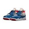 Детские кроссовки Air Jordan 4 Retro PS Messy Room Синий Французско-Синий Белый DR6953-400