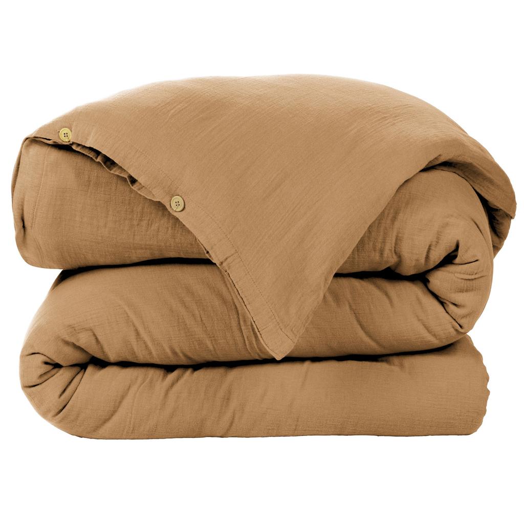 Пододеяльник 240x260 см из хлопковой марли Camel