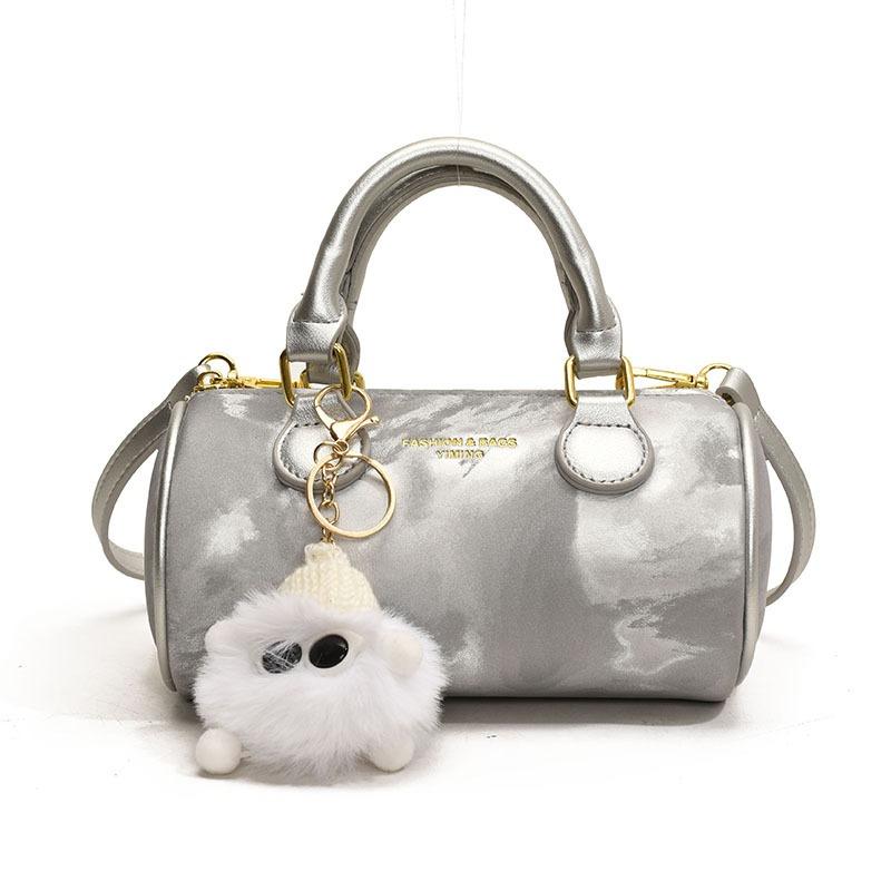 Small Bags Are Popular Today, Women's New Spring and Summer Versatile Messenger Bags, Handbags, Cylindrical Bags.