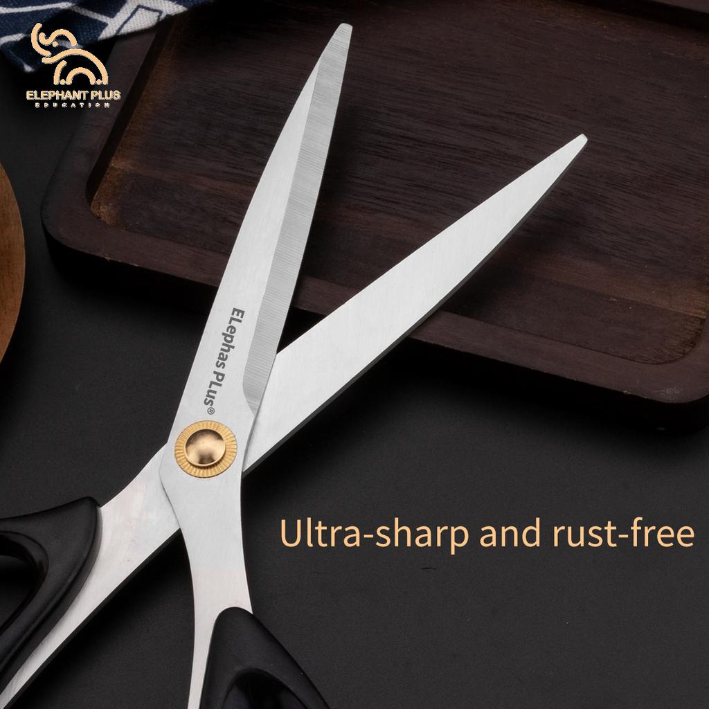 Korean Style Heavy Duty Kitchen Scissors - Thick Stainless Steel BBQ Shears for Steak Chicken Fish Duck Meat5