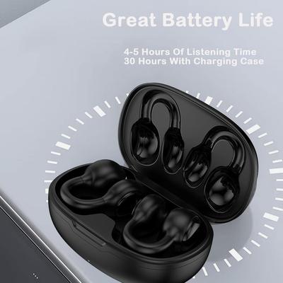 Беспроводные Bluetooth наушники-клипсы с воздушной костной проводимостью, гарнитура, наушники-клипсы, индукционные наушники с костной проводимостью, головной набор, клипса с костной проводимостью