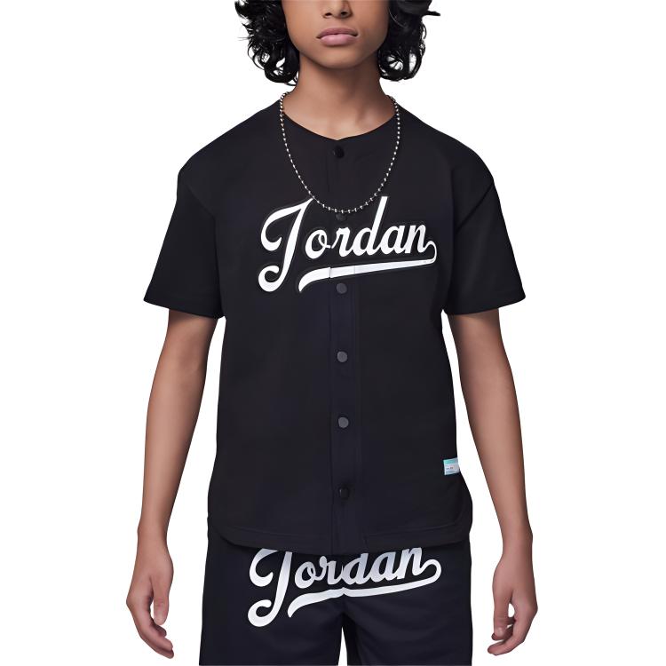 Jordan Летний детский топ с буквой Черный HM4747-010