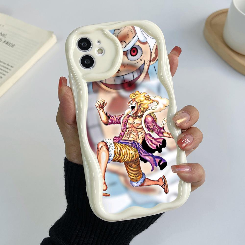 Ae92 One Piece Luffy Gear 5 Защитные чехлы для телефонов для Samsung S23 S24 Ultra A55 A14 A25 A13 Infinix Hot 40 Pro Tecno Spark 20C Wave Задняя крышка из ТПУ