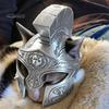 Маска для питомца «Римский воин» Шлем Центуриона для кошки, 3D-печатная маска, Безопасный головной убор, Смешной косплей для вечеринки, Аксессуары для костюма