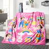 Customiz Name Personality Ms. Rachel Blanket Soft &Warm Sofa Office Bed Travel Lunch Break Blanket, Gift Suitable All Seasons