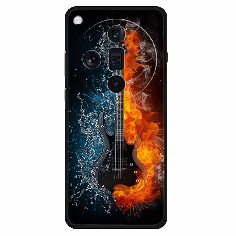 Чехол For Oppo Find X7 Ultra Чехол Find X7 Силиконовый Космический Волк ТПУ Мягкий Чехол для Телефона Для OPPO Find X7 Pro/ X7 Ultra Чехол Кот Coque