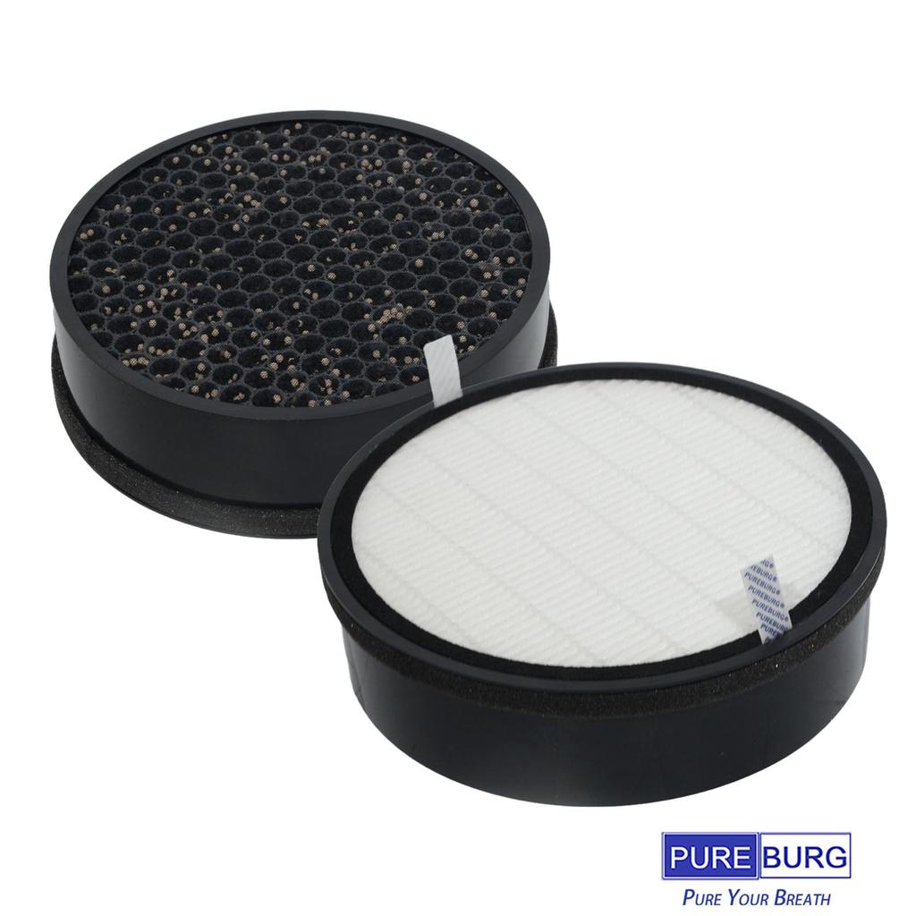 Сменный фильтр PUREBURG Kirala Air Prato White очиститель воздуха совместим с 2-мя фильтрами H13 True HEPA Dust Collection и дезодорирующим фильтром KAN-106
