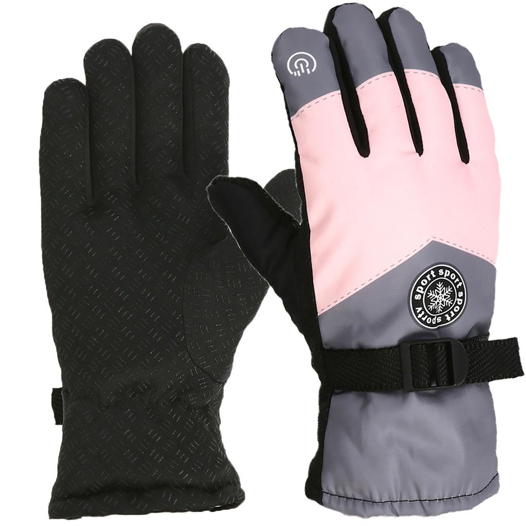 Взрослые лыжные перчатки, зимние теплые и морозостойкие перчатки