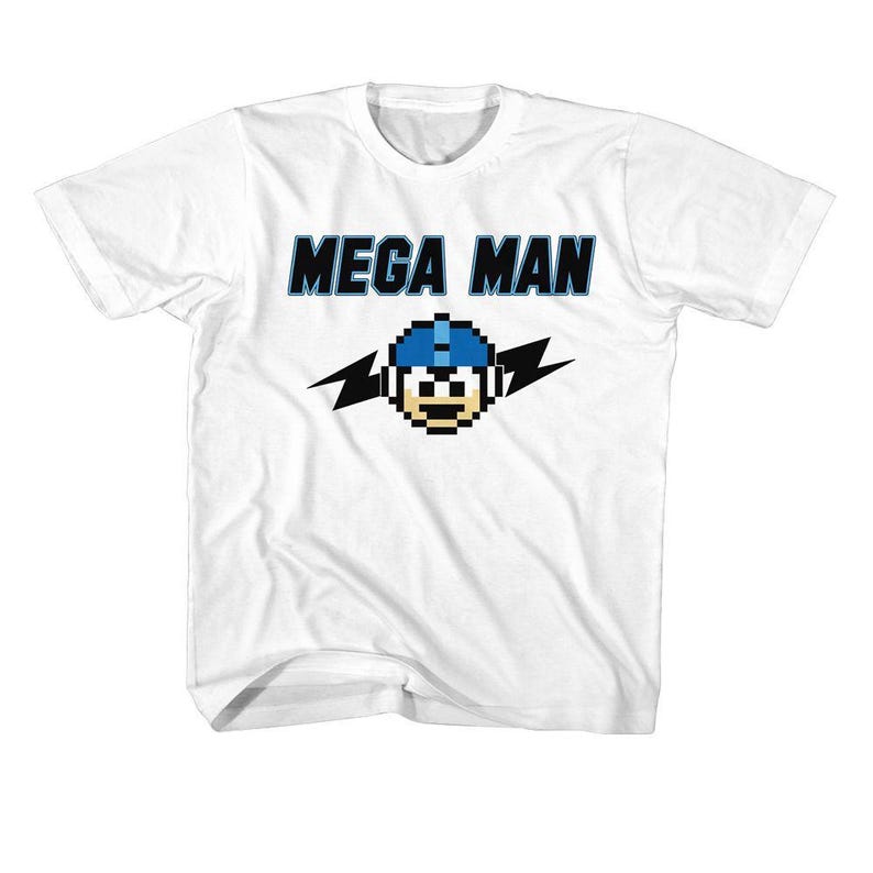 Mega Man Mega Bolts White Toddler T-Shirt