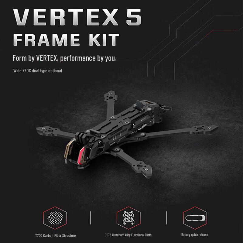 AXISFLYING VERTEX 5-inch FPV Freestyle Frame Kit