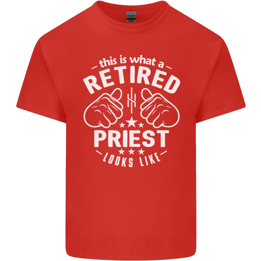 This Is What a Retired Priest Looks Like Unisexs Light Cotton TShirt