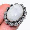 Moonstone Gemstone 925 Sterling Silver Jewelry Ring Size 5.5