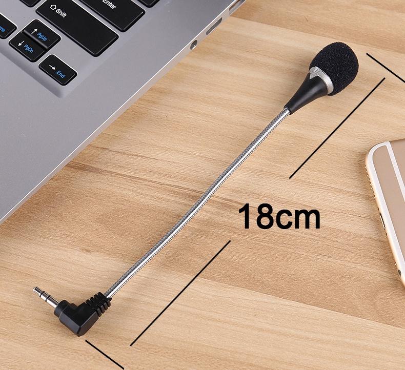 Профессиональный конденсаторный звуковой микрофон 3,5 мм с подставкой для ПК, ноутбука, запись Skype для IPhone, телефона Android, компьютерные игры, прямая трансляция YouTube