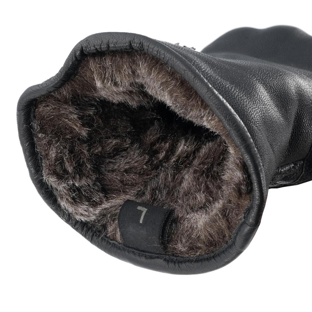 Komine Motorcycle Leather Winter Short Gloves Z Size M GK-850 - Series, Brown,