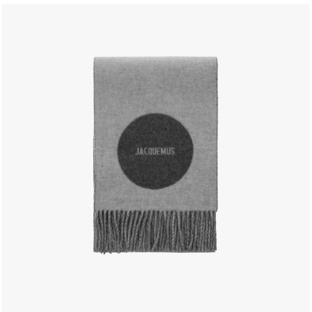 Jacquemus Logo Fringe Scarf Le Sharpe Ronde Carre Acu00579aot4044