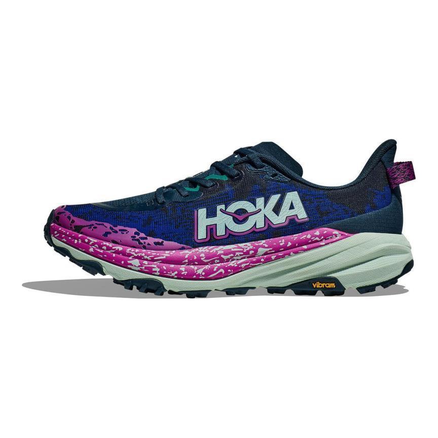 HOKA One One SPEEDGOAT 6 Противоскользящие Износостойкие Низкие Кроссовки Мужские Бирюзовые Кроссовки 1147830-SMY