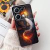 Clear For Redmi Note 14S 4G Case Cover Luxury Butterfly Love Fashion Flowers Cool Lion Cute Painted Soft Casing