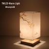 Retro Wooden Night Light: Simple, Creative, Warm Bedside Lamp with New Chinese Style