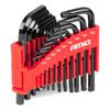 Allen Hex Torx Crv Allen Keys Set Black 22 Pcs Amio-04297