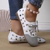 Shoes for Woman Flats Mokasin Summer Women's Sandals Slip-on Barefoot Round Toe Hollow Comfortable Soft White Cheap Clearance