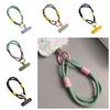 Держатель для ключей Ремешок на запястье для телефона с патчем Цепочка для подвешивания телефона Шнурок для мобильного телефона Декор для рюкзака