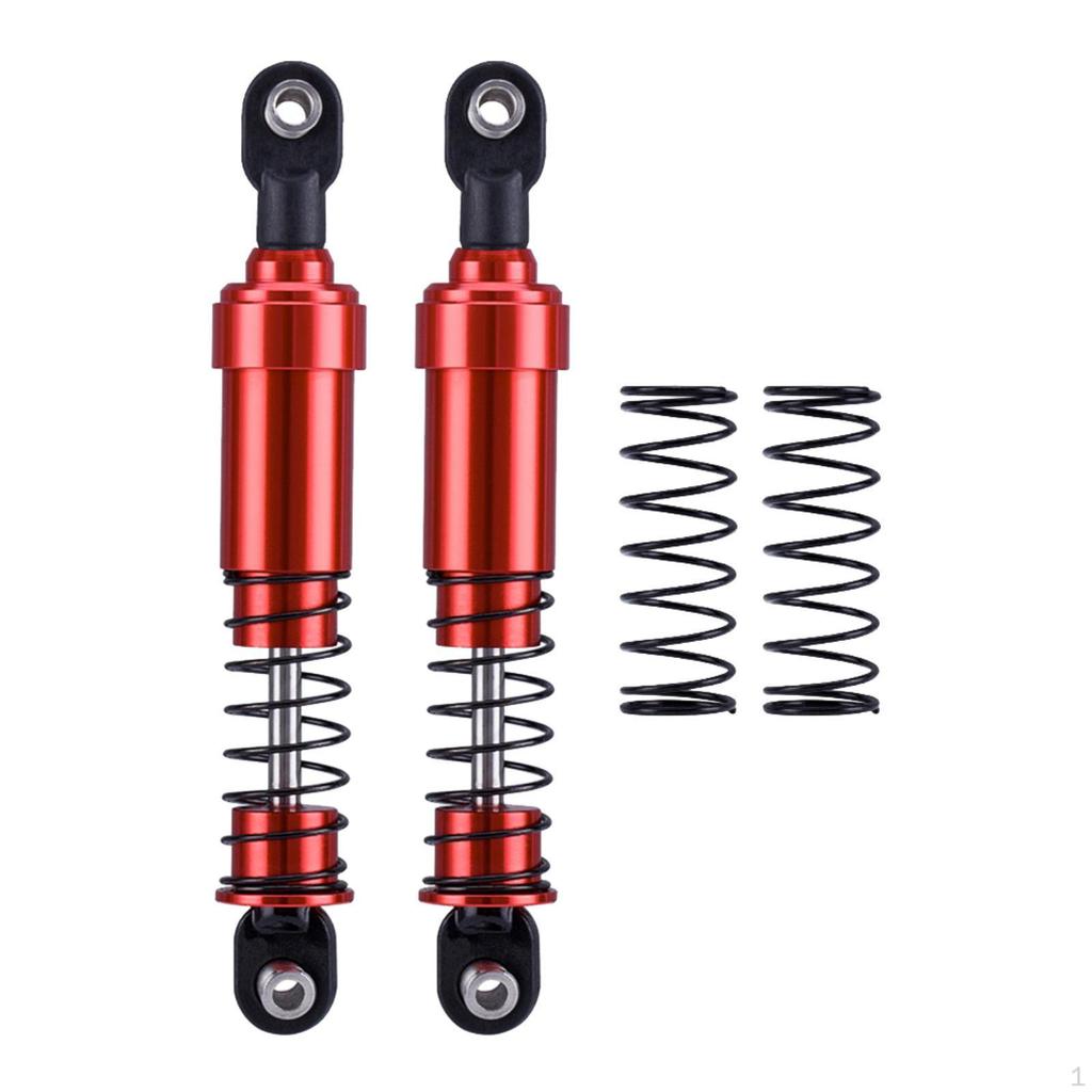 2 Pieces 1/10 RC Car Shock Absorber Damper Accessory Metal Spring,Spare Parts,for Trucks,Vehicles