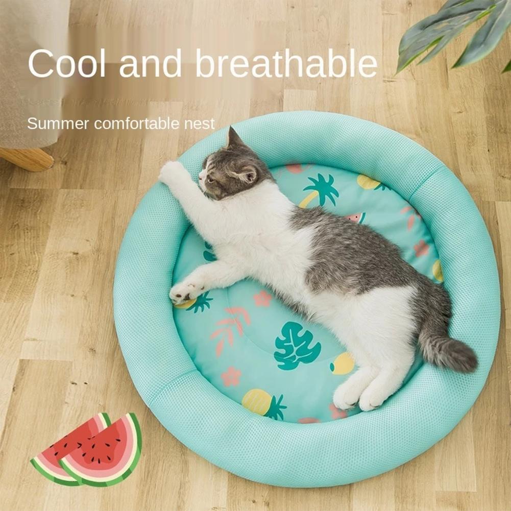 Breathable Pet Mat Cooling Pad For Cat Teddy Dog Portable Kennel Pet Supplies