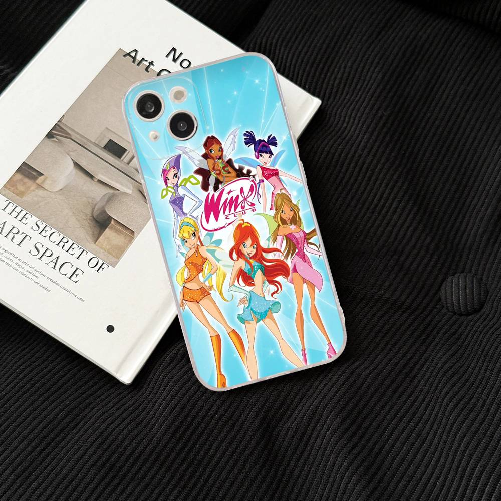 Чехол для телефона Girl Winx Clubs для iPhone 17 Air 16 Pro Max 15 14 13 12 11 Plus