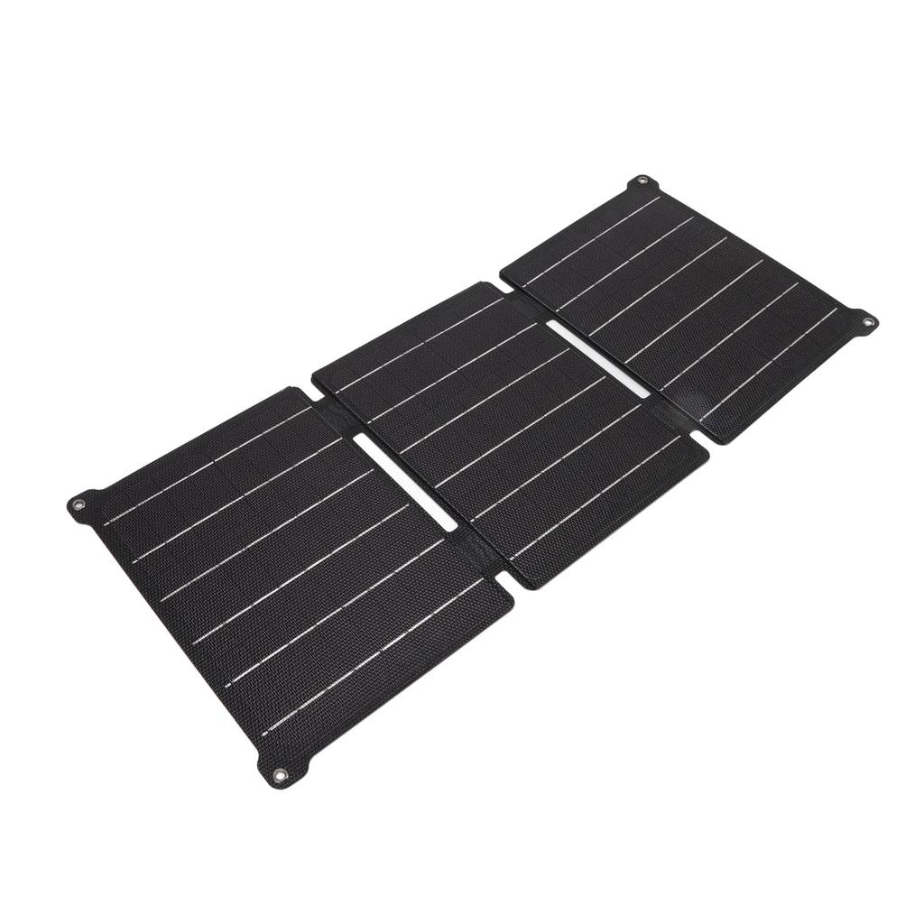 21W Foldable Solar Panel IPX6 Waterproof USB DC Output Portable Solar Cell Charger for Phone Mobile