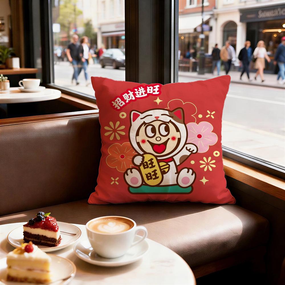 Brand Wangzai Cushion Cover Decorative Cushions Covers Cover Sofa 50X50 Pillow 4 Piece 45X45 40X40 Pillowcase