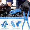 6Pcs Nylon Hose Clamp Durable Hose Pinch Off Pliers Line Clamp Pliers for Automotive Flexible Hoses Brake Coolant and Fuel Lines