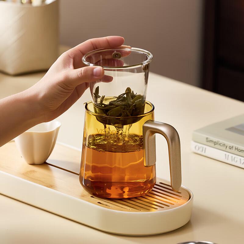 VISIONS Corning Glass Teapot with Filter