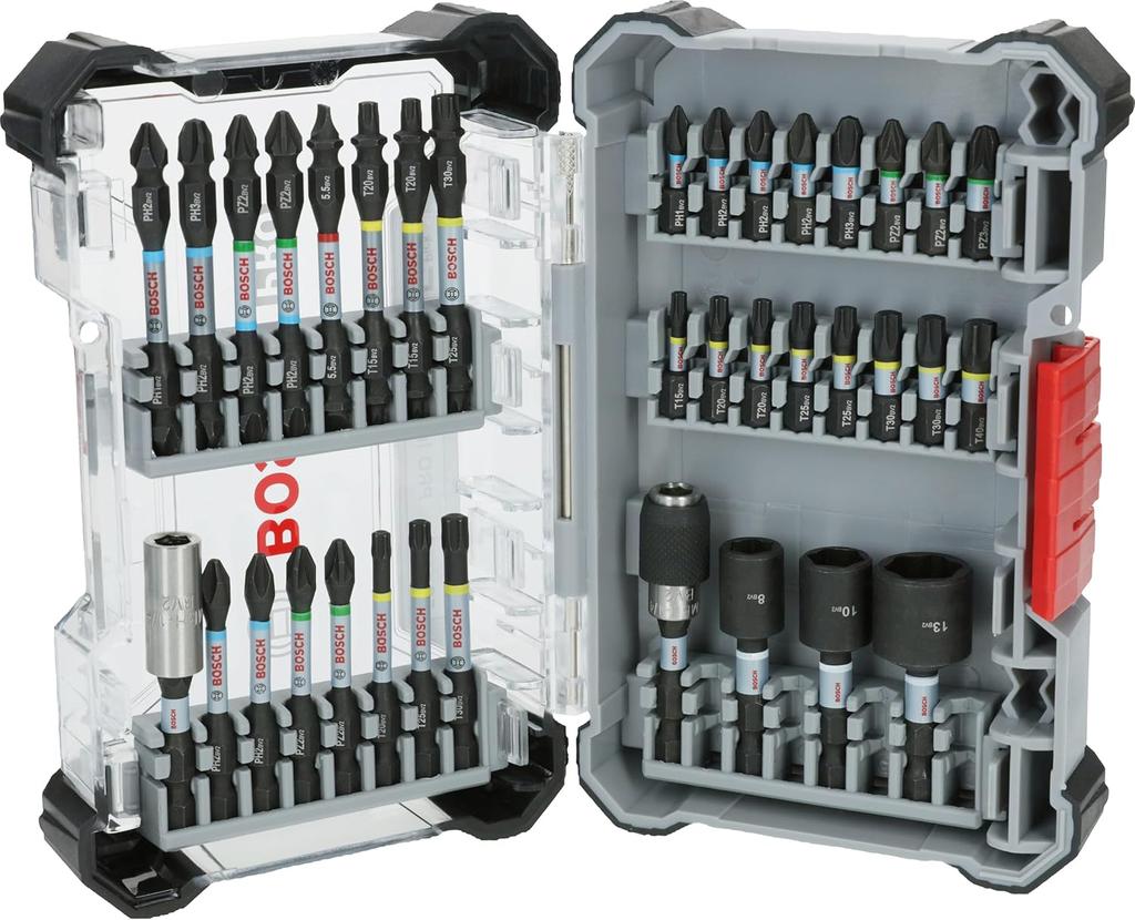 Bosch Zestaw Końcówek Pro Impact 36Szt. Końcówki Bity Nasadki