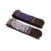 Floral Bird & Branch Print Electric Guitar Strap, PU Leather - Crape Myrtle Flower Design