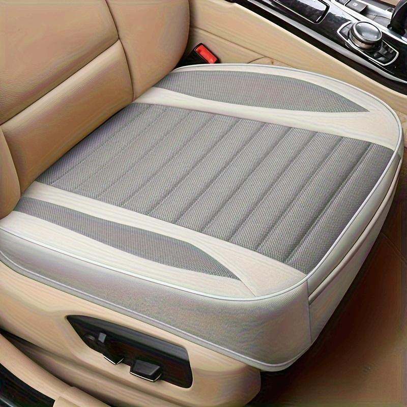 All-Season Linen Car Seat Cushion - Non-Slip, Wear-Resistant, Breathable, Easy Installation for Front Passenger Seat In SUVs, Lightweight & Soft