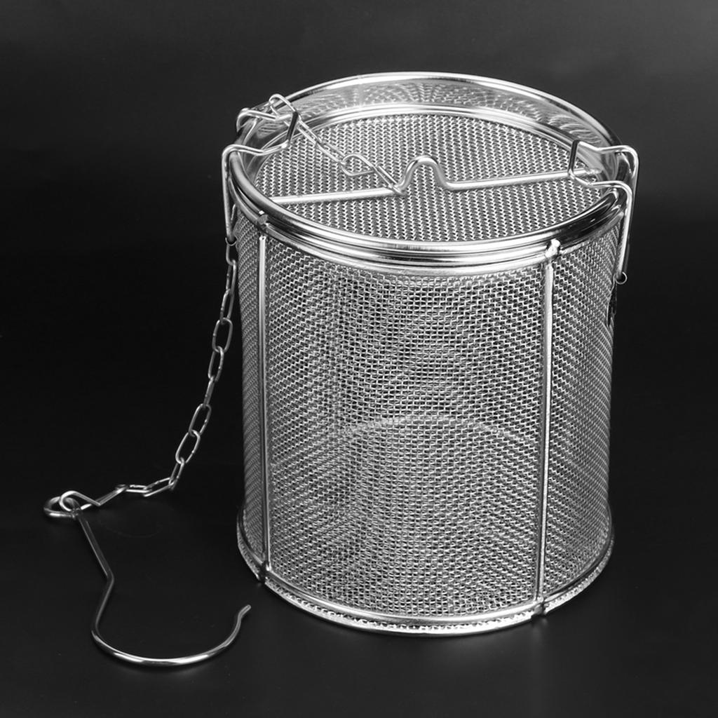 Stainless Steel Tea Ball Strainer Soup Seasonings Seperation Basket Spice Filter