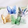 Creative Crystal Butterfly Tabletop Decoration Miniature Figurines Funny Gift Original Ornaments Living Room Sofa Beside Aesthetic Home Decor Craft