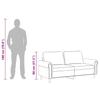 2 Seater Sofa Dark Grey 140 cm Velvet