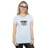 NASA Womens/Ladies Worm Blurb Cotton T-Shirt