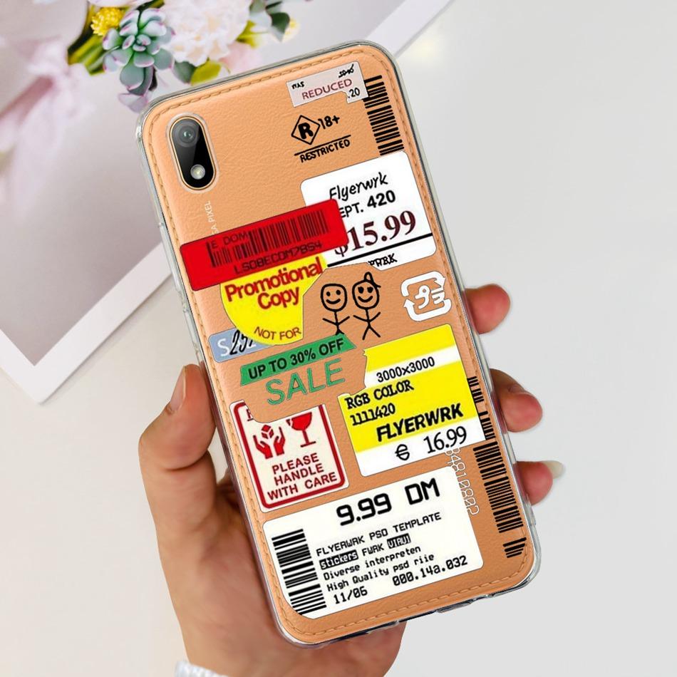 For Huawei Y5 2019 Phone Case Huawei Y5 (2019) AMN-LX9 LX1 LX2 LX3 Fashion Painted Soft Silicone TPU Slim Back Cover