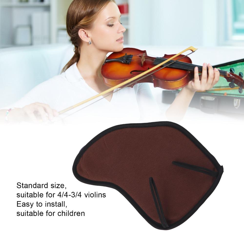 Fine Processing Violin Accessories Coffee/Red Violin Chinrest Pad Musician Comfort