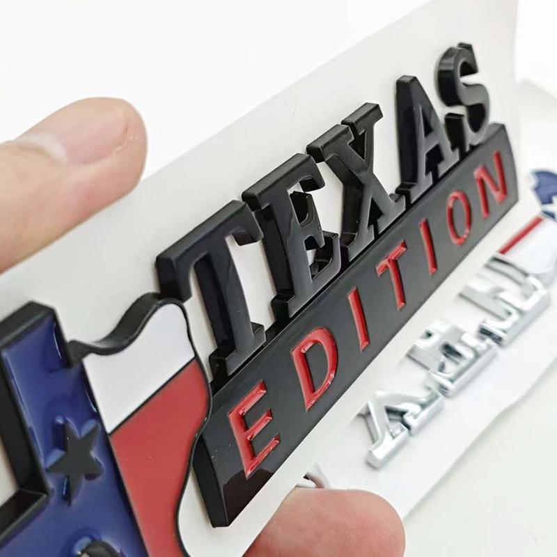 TEXAS EDITION Логотип Эмблема ABS Значок на автомобиль Наклейка на багажник Для Ford Jeep Chevrolet Ram GMC Dodge Cadillac Lincoln Tesla Аксессуары