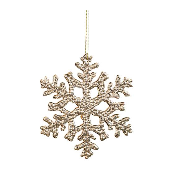 Рождественские украшения Пластиковые блестящие золотые Снежинка/Олень/Ангел Подвесные украшения для рождественской елки