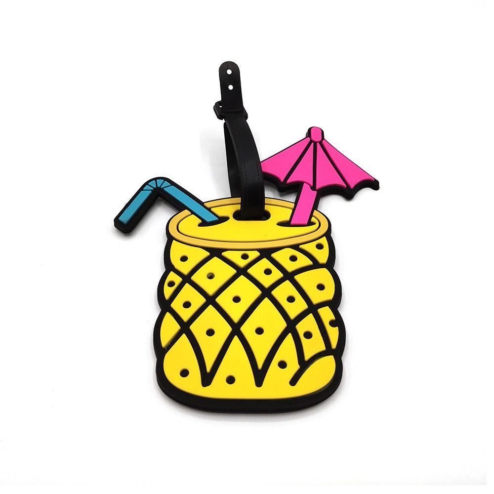 Cartoon Style Cartoon Luggage Tag Travel Accessories Name ID Address Tags Baggage Boarding Label